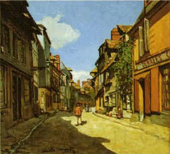 Claude Monet Rue de la Bavolle, Honfleur Spain oil painting art